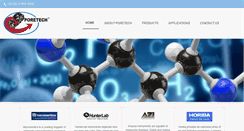Desktop Screenshot of poretech.co.za